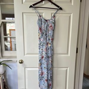 Floral Striped Jumpsuit